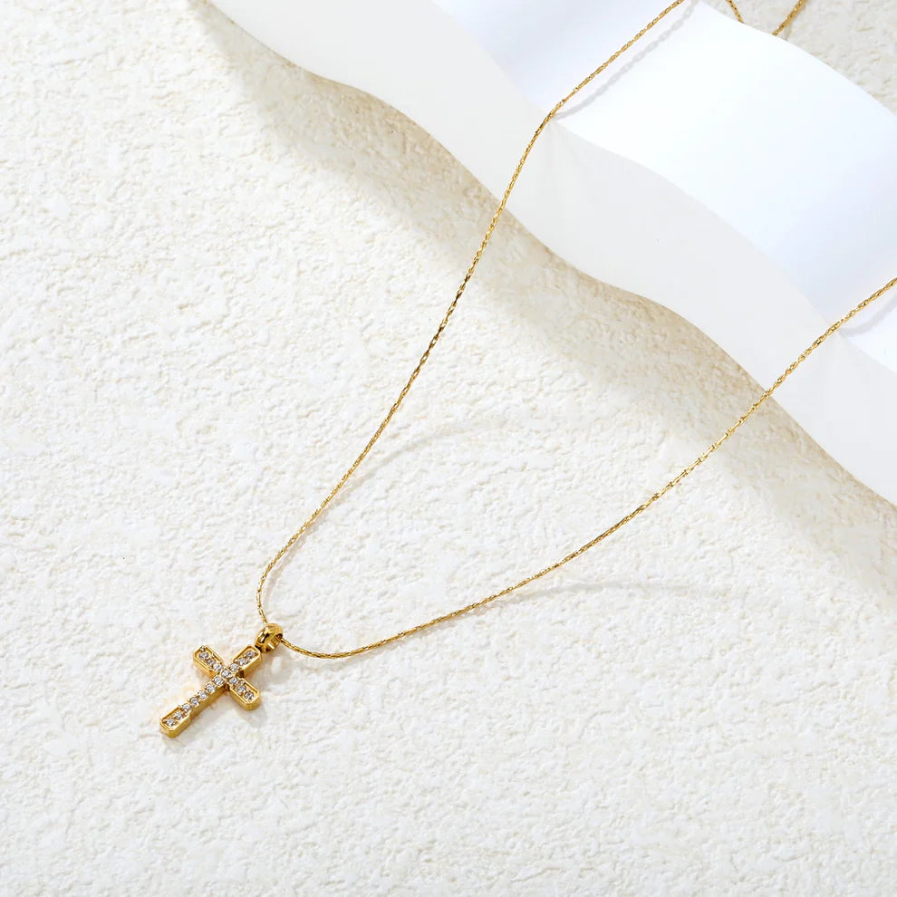 DAINTY ZICRON CROSS